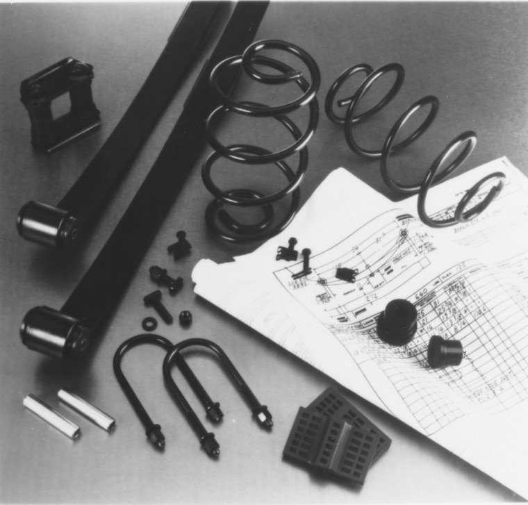 Leaf Springs Designed Custom From Blueprint EATON Detroit Spring