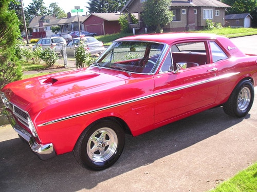 Ford Falcon with new springs